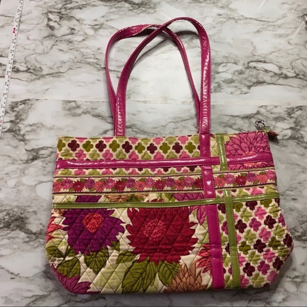 Vera Bradley Hello Dahlia tote purse
